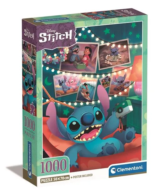 Puzzle Disney Lilo & Stitch - 1000 Peças - Clementoni