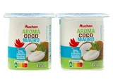 Iogurte Auchan magro aroma coco 4 x 125 g
