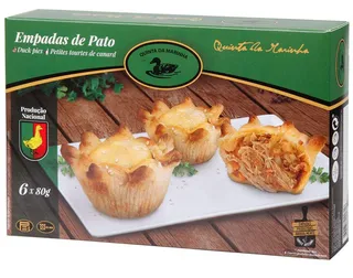 Empadas quinta da marinha de pato 480 g QTª DA MARINHA
