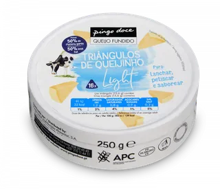 Queijo Fundido Light Porções Pingo Doce