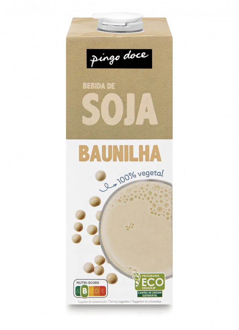 Bebida Vegetal de Soja e Baunilha