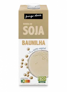 Bebida Vegetal de Soja e Baunilha Pingo Doce