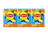 Ice tea Lipton pêssego zero 3 x 0,20 L