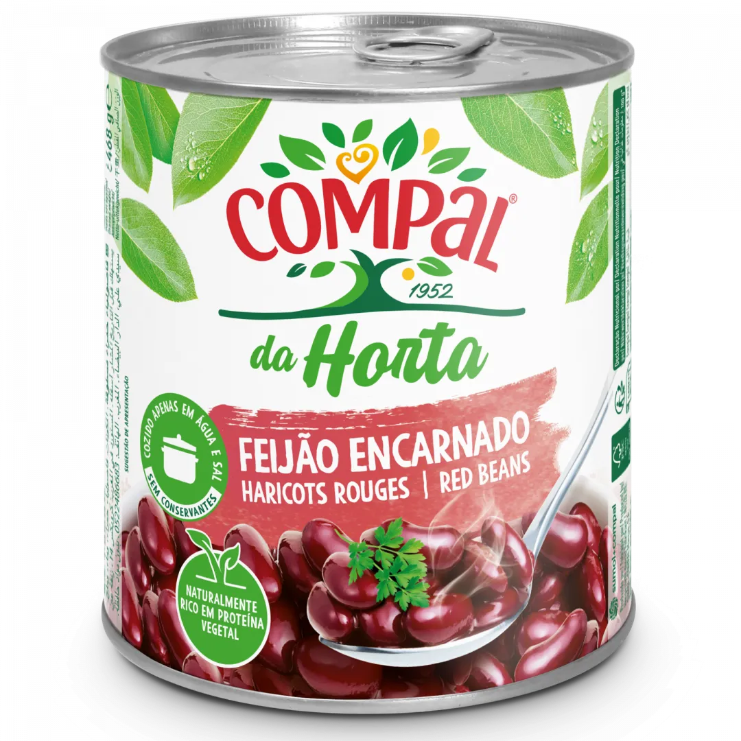 Feijão Encarnado Cozido em Lata