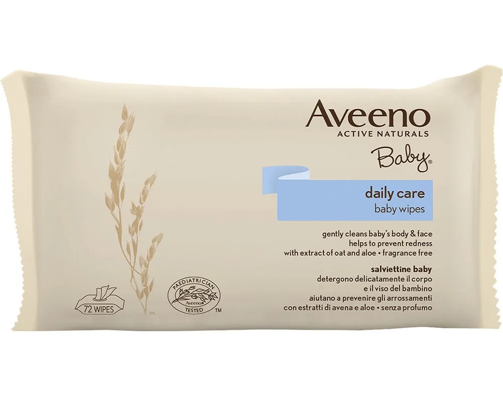 Toalhitas Aveeno baby 72un