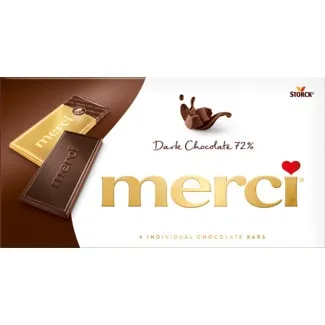 Chocolate Preto embalagem 100 g - Merci