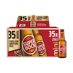 Cerveja com Álcool Super Bock Mini