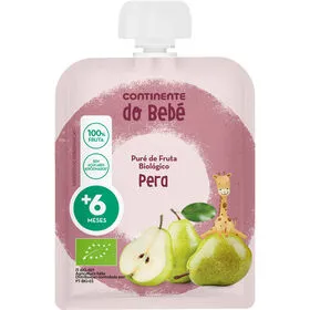 Saqueta de Fruta Pera +6M Continente do Bebé