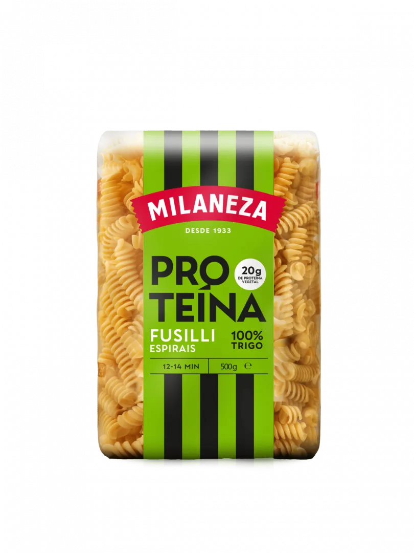 Massa Fusilli com Proteína