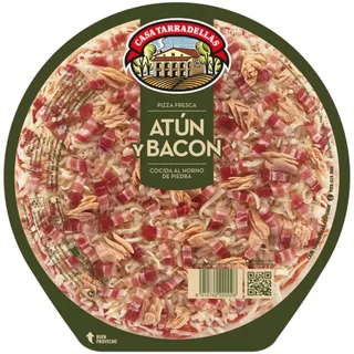 Pizza Tarradellas atum e bacon 405 g Casa Tarradellas