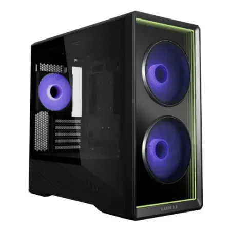 Caixa Micro-ATX Lian Li Vector V150 Mini Infinity Preto Vidro Temperado