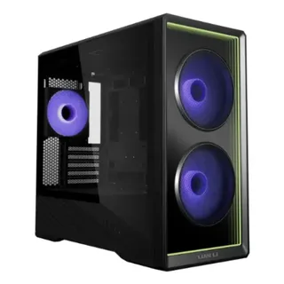 Caixa Micro-ATX Lian Li Vector V150 Mini Infinity Preto Vidro Temperado