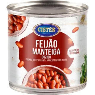 Feijão Manteiga Cozido lata 425 g - Cistér
