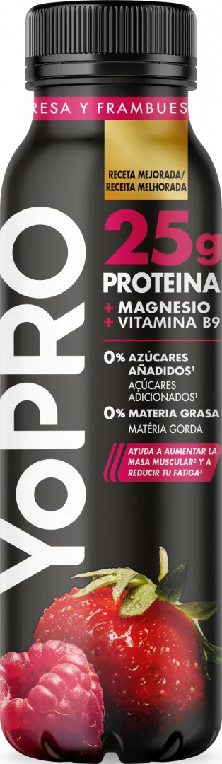 Iogurte Líquido Proteína Morango e Framboesa