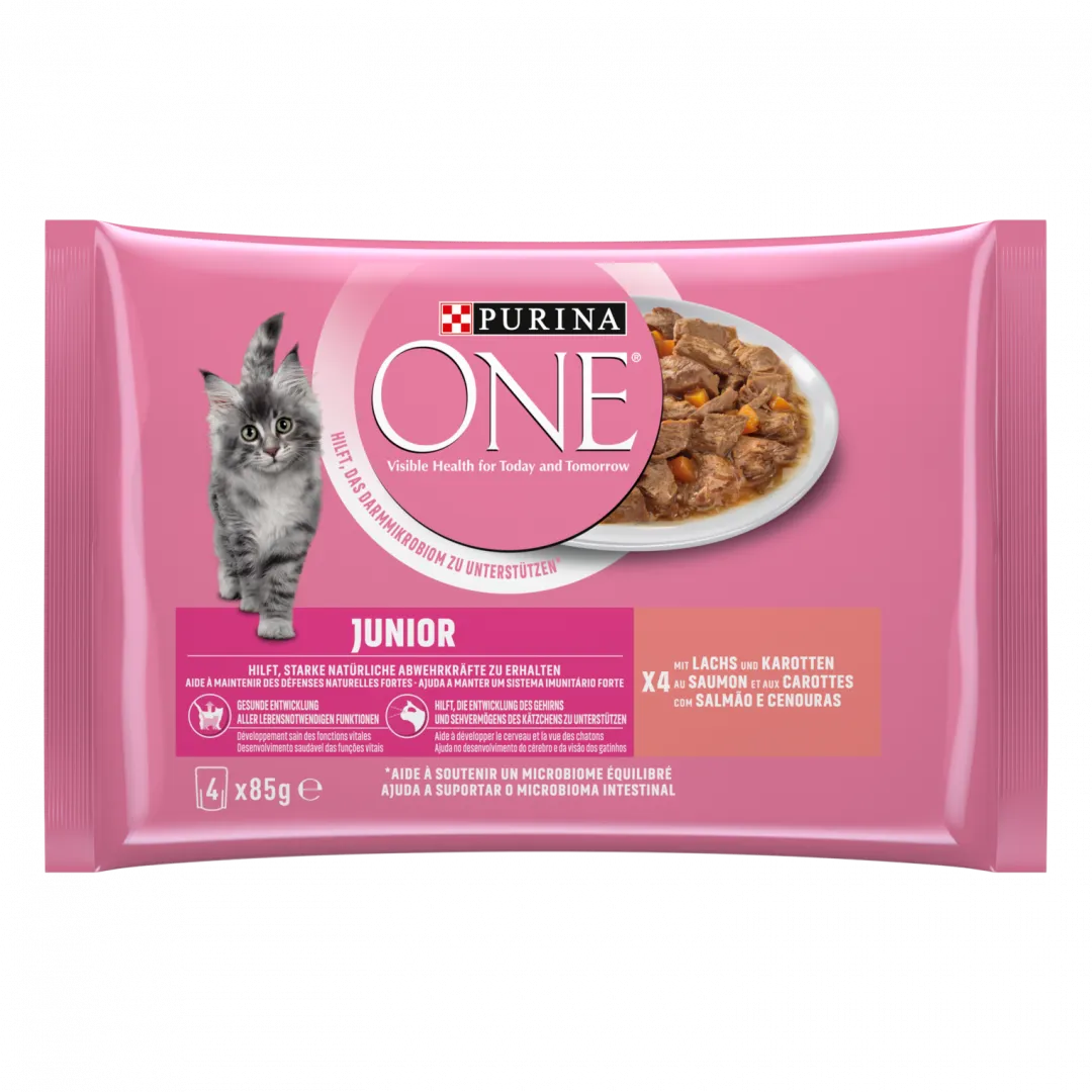 Comida Húmida para Gato Júnior com Salmão
