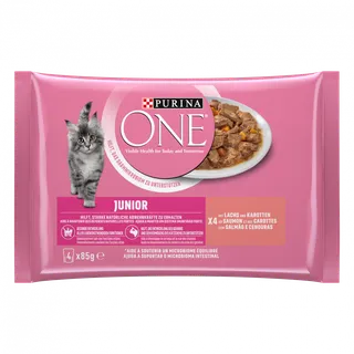 Comida Húmida para Gato Júnior com Salmão Purina One