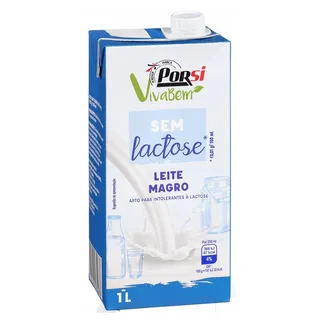 Leite Uht Magro sem Lactose 1l Porsi Vivabem