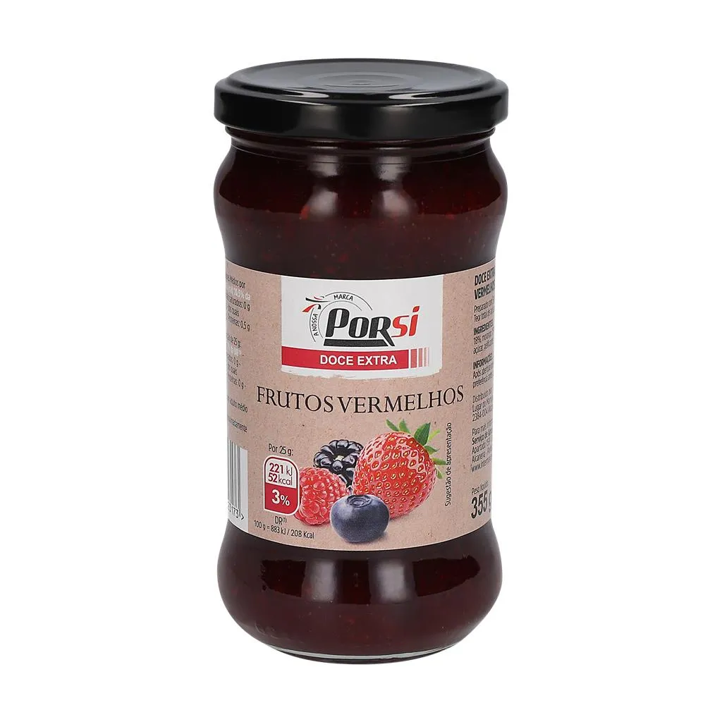 Doce Extra de Frutos Vermelhos 355g