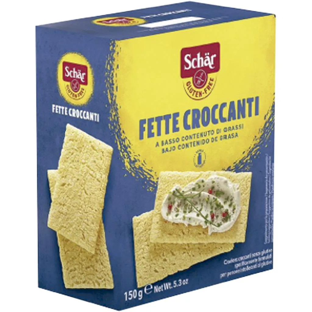Tostas crocantes sem glúten
