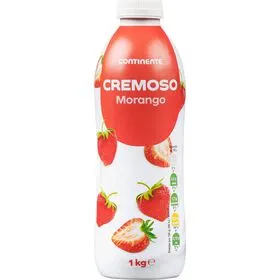 Iogurte Líquido Cremoso Morango Continente