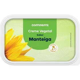Creme Vegetal para Barrar Sabor a Manteiga Continente