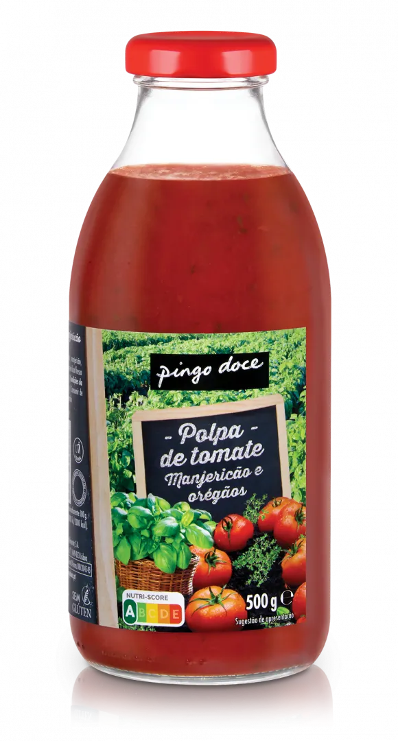 Polpa de Tomate com Manjericão e Oregãos
