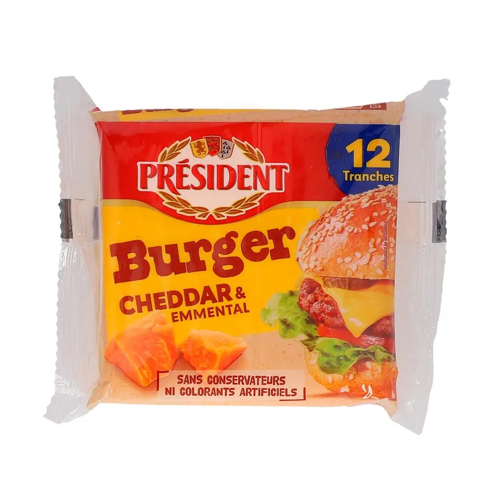 Queijo cheddar fatias, 200 g