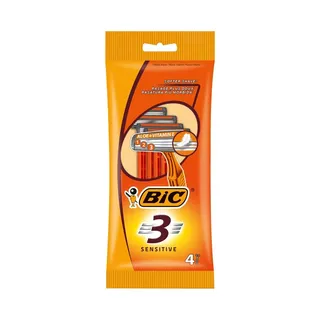 Lâminas Descartáveis Sensitive 3 Lâminas (4+2) Bic