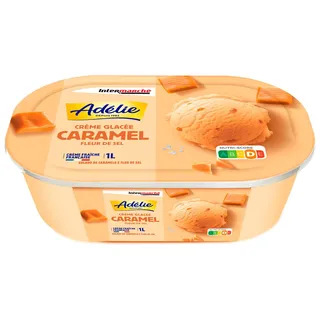 Gelado caramelo e flor de sal Adélie