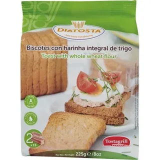 Tostas Integrais de Trigo embalagem 225 g - Tostagrill