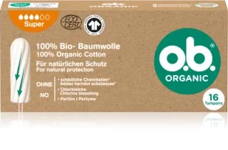 o.b. Organic Super tampões 16 un.