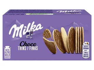 Bolachas Milka choco finas 126 g