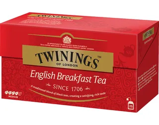 chá twinings preto english breakfast 25 saquetas 50g