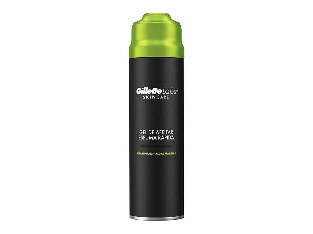 Gel de barbear com espuma rápida Gillette labs 198 ml