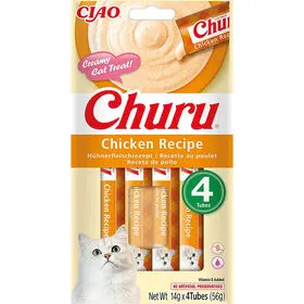 Snack para Gato em Líquido Frango Churu
