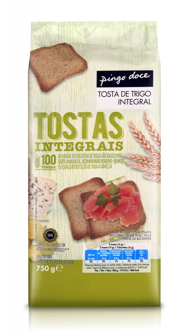 Tostas de Trigo Integral