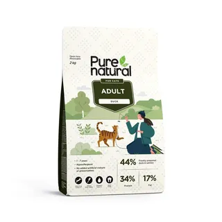 Ração para Gato Adulto Pato Purenatural