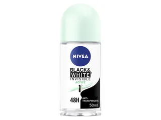 desodorizante roll-on invisible for black & white active nivea 50 ml
