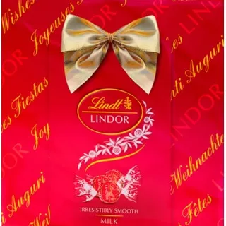 Bombons de Chocolate de Leite Lindor embalagem 137 g - Lindt