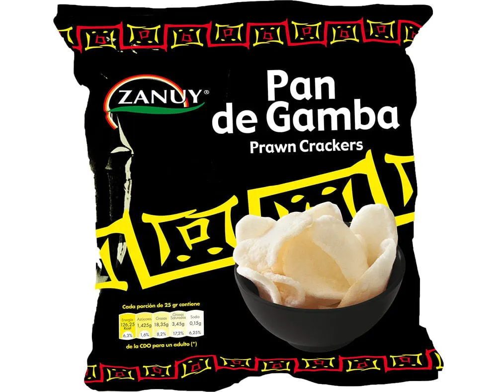 Hostias Zanuy crackers sabor camarão 50 g