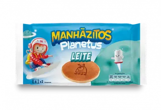 Bolo Manhãzitos Planetus Leite