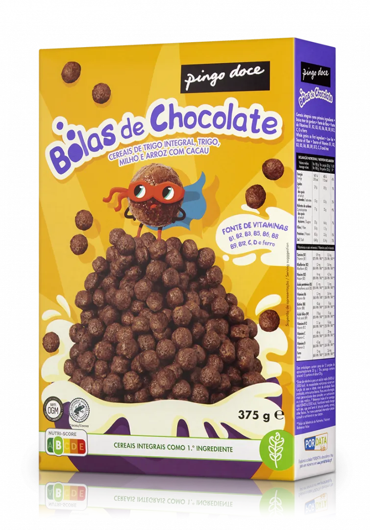 Cereais Bolas de Chocolate