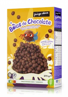 Cereais Bolas de Chocolate Pingo Doce