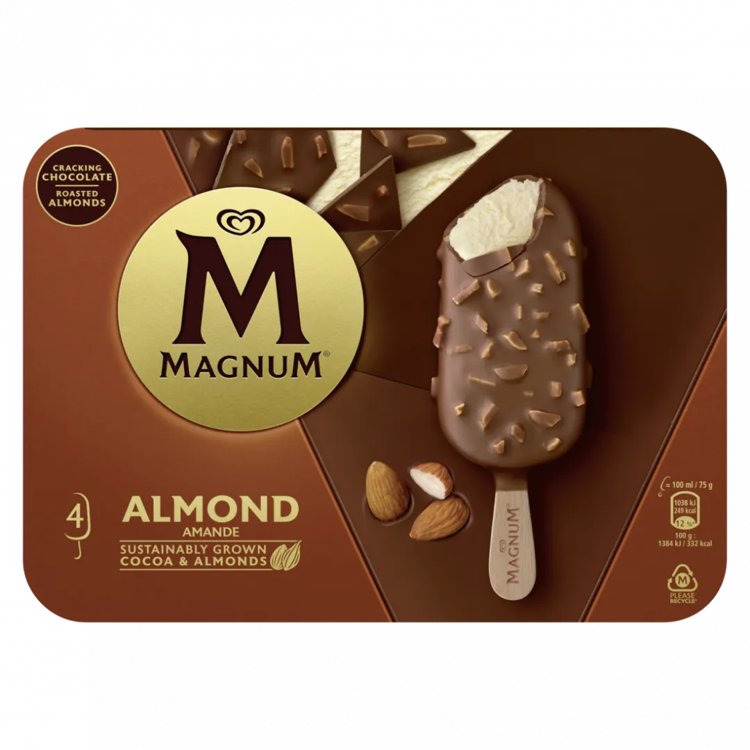 Gelado Chocolate e Amêndoa
