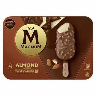 Gelado Chocolate e Amêndoa Magnum