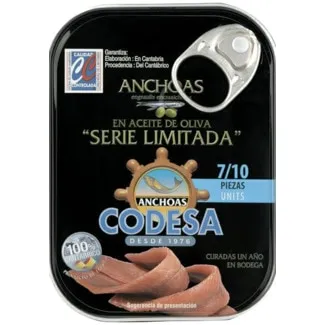 Filetes de Anchova em Azeite unidade 55 g - Codesa