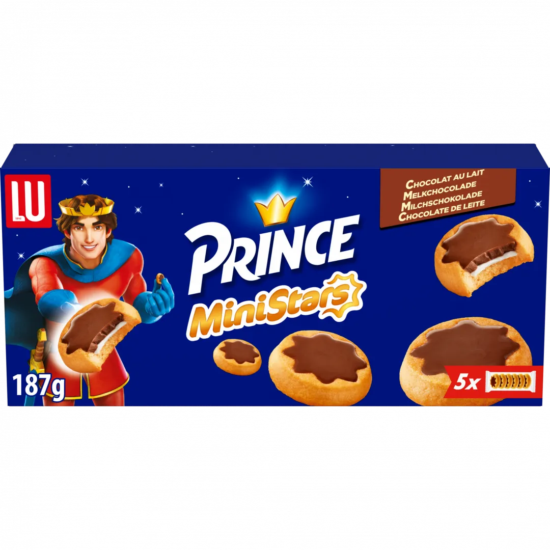 Bolachas Mini Stars com Chocolate Pack 5
