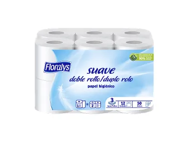 FLORALYS Papel Higiénico 3 Folhas Compacto