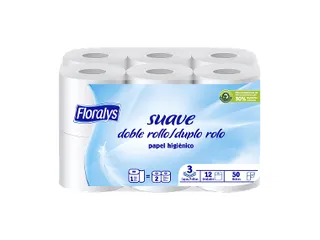 FLORALYS Papel Higiénico 3 Folhas Compacto