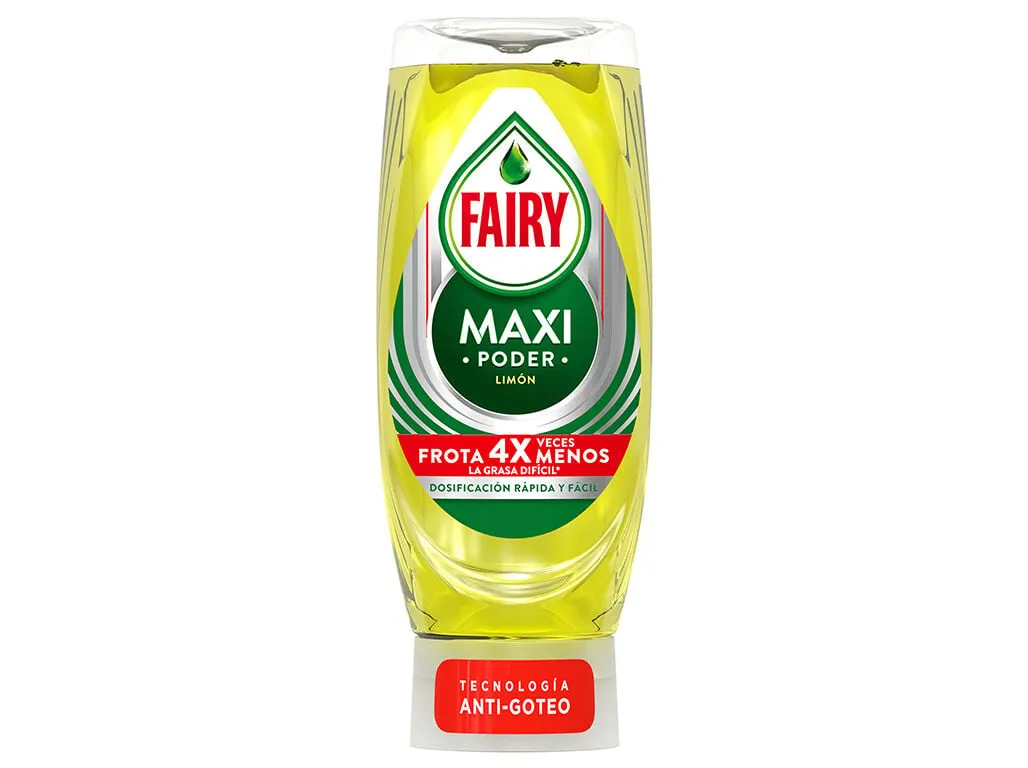 Detergente manual loiça Fairy maxi poder limão 450 ml
